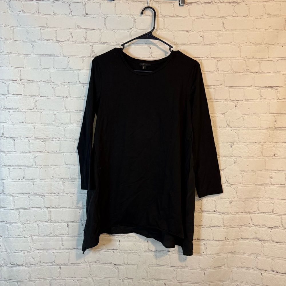 COS Silk Blend Black Blouse size small